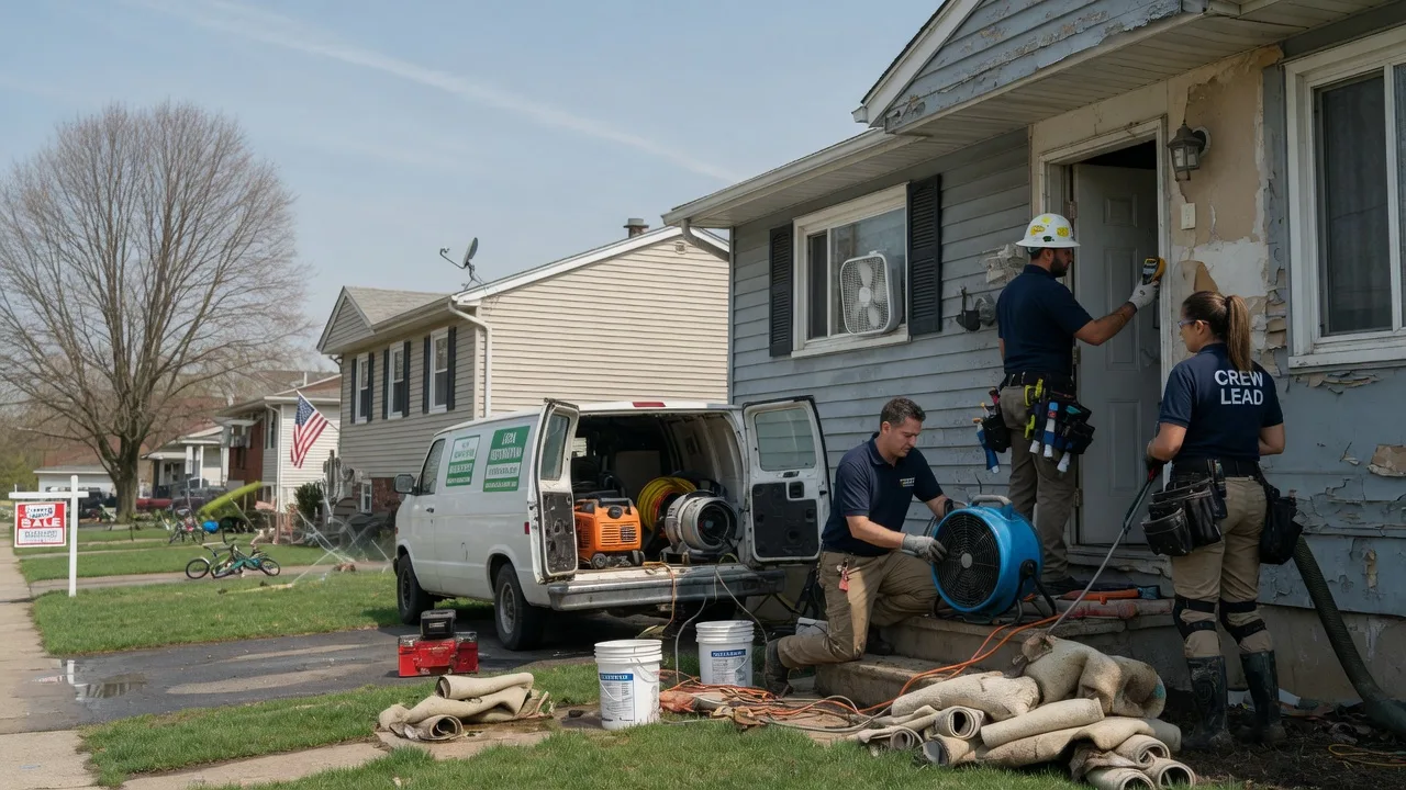 Flood Cleanup in Tonganoxie, KS near me
